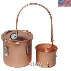 Pure Copper 1.5 Gallon Distiller for Alcohol & Water Distillation