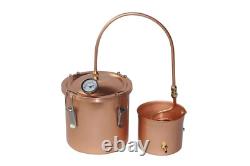 Pure Copper 1.5 Gallon Distiller for Alcohol & Water Distillation