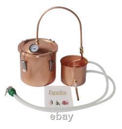 Pure Copper 1.5 Gallon Distiller for Alcohol & Water Distillation