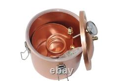 Pure Copper 1.5 Gallon Distiller for Alcohol & Water Distillation