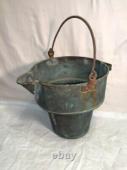 RARE Vintage Antique ANACONDA COPPER Moonshine Whiskey STILL BUCKET Unique