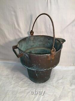 RARE Vintage Antique ANACONDA COPPER Moonshine Whiskey STILL BUCKET Unique