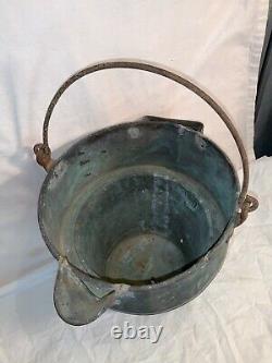 RARE Vintage Antique ANACONDA COPPER Moonshine Whiskey STILL BUCKET Unique