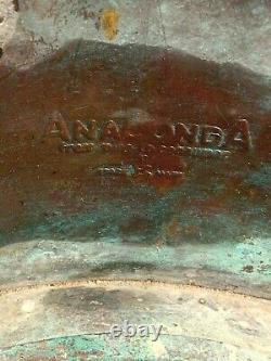 RARE Vintage Antique ANACONDA COPPER Moonshine Whiskey STILL BUCKET Unique