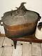 Rare Antique Copper Moonshine Boiler/still Setup With Funnel, Copper Pot & Jug