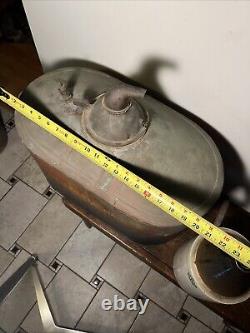 Rare Antique Copper Moonshine Boiler/Still Setup With Funnel, Copper Pot & Jug