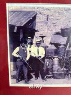 Rare Prohibition Photo Revenue Agent weapon moonshine & Still. 8x10 matted frame