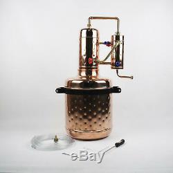 Reflux Still Copper Moonshine Still Distiller Alcohol 6 Gallons