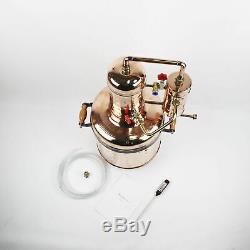 Reflux Still Copper Moonshine Still Distiller Alcohol 6 Gallons