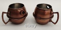 Reyka Vodka Copper Mule Mug Steam Punk Moonshine Still Moscow Mule Cup Set