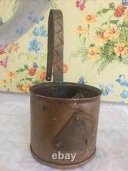 Russian Copper Moonshine Still Ladle Tasting Sample Pot Dipping Cup Pourer