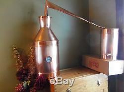 SALE 7 Gallon Copper Moonshine Still / Copper Condensing Can By Walnutcreek