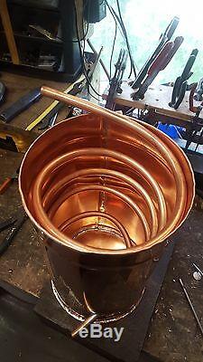SALE 7 Gallon Copper Moonshine Still / Copper Condensing Can By Walnutcreek