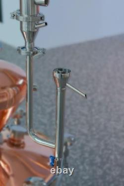 SS In-Line Proofing Parrot for Moonshine Flute Reflux Still