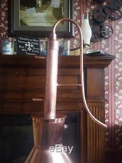 Sale Copper Moonshine Still With Reflux Top and Condensing Can Thump Keg