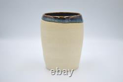 Signed Art Pottery Tumblers/Vases Still Life with Woodpecker Quotes