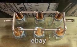 Six 1/2 Mason Jar Thumpers for Wide Mouth Half Gallon Mason Jars With Fitting