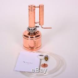 Small copper moonshine still Home distillation Whiskey still 0,5 gal