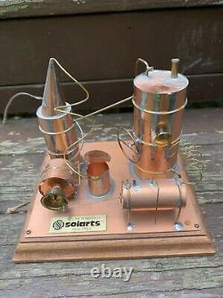 Solarts solar powered kinetic art forms old moonshine still Works Great