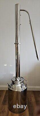 Stainless Steel Columnl Still 8 Gal/30 Ltr Moonshine Distilling Homebrew Alcohol