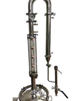 StillMate 35L SS304 2x4 Plate Pot Still Make Moonshine Gin Whisky Bourbon Still