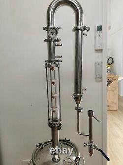 StillMate 35L SS304 2x4 Plate Pot Still Make Moonshine Gin Whisky Bourbon Still