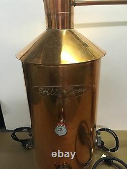 StillZ 50 Gal Copper Electric Still 240 V, 2-5500W Elements Digital Controller