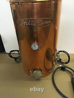 StillZ 50 Gal Copper Electric Still 240 V, 2-5500W Elements Digital Controller