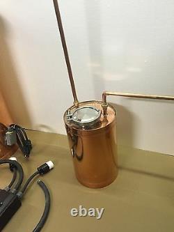 StillZ 50 Gal Copper Electric Still 240 V, 2-5500W Elements Digital Controller