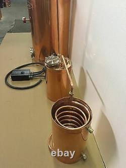 StillZ 50 Gal Copper Electric Still 240 V, 2-5500W Elements Digital Controller