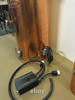 StillZ 50 Gal Copper Electric Still 240 V, 2-5500W Elements Digital Controller