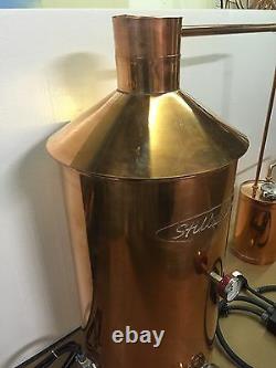 StillZ 50 Gal Copper Electric Still 240 V, 2-5500W Elements Digital Controller