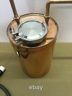 StillZ 50 Gal Copper Electric Still 240 V, 2-5500W Elements Digital Controller