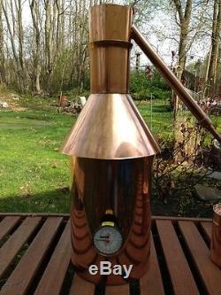 StillZ 6 Gallon Copper Moonshine Still+Thumper+Worm-Heavy 20oz Copper -Whiskey