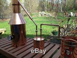 StillZ 6 Gallon Copper Moonshine Still+Thumper+Worm-Heavy 20oz Copper -Whiskey