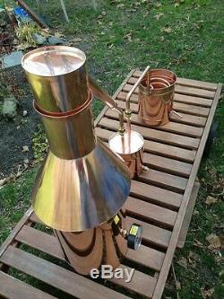 StillZ 6 Gallon Copper Moonshine Still+Thumper+Worm-Heavy 20oz Copper -Whiskey