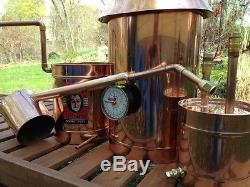 StillZ 6 Gallon Copper Moonshine Still+Thumper+Worm-Heavy 20oz Copper -Whiskey