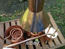 StillZ 6 Gallon Copper Moonshine Still+Thumper+Worm-Heavy 20oz Copper -Whiskey