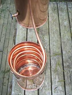 Super Sale12 Gallon Copper Moonshine Still / copper condensing can Thump Keg