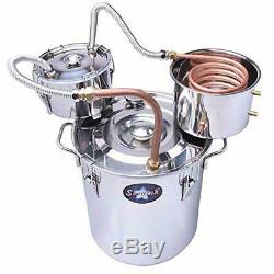 Suteck 5 Gal Moonshine Still Spirits Kit 18L Water Alcohol Distiller Copper Tube