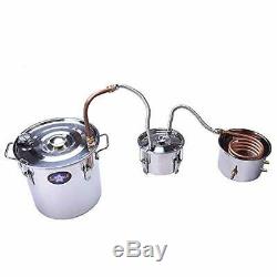 Suteck 5 Gal Moonshine Still Spirits Kit 18L Water Alcohol Distiller Copper Tube