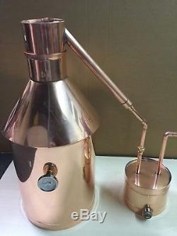 The Legendary StillZ 6 Gallon Copper Moonshine Still-Thumper/Worm 20. OZ COPPER