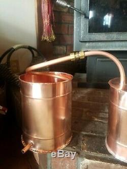Three Gallon Copper Moonshine Still With Thumper and Condensing Can by Walnutcreek