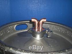 Thumper Doubler Beer Keg Kit whiskey Moonshine Still Head 2 x 1/2 Copper DIY