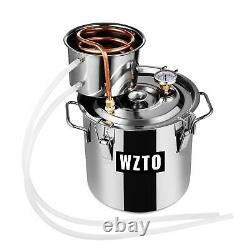 UK 3 GAL 2POTS Alcoho Distiller Moonshine Copper Wine Maker Water Still Boiler