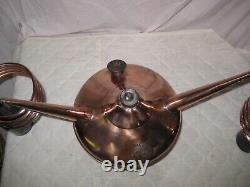 UNIQUE Mini Stovetop Antique Copper Moonshine Still w DOUBLE Coils-MAN CAVE MUST