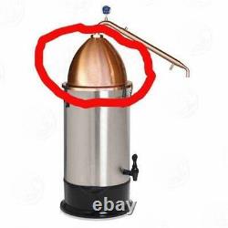UNIVERSAL FIT COPPER ALEMBIC DOME STILL TOP Fits Almost All 35L Electric Boilers