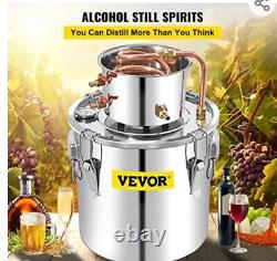 VEVOR 3/5/8/13.2 Gal Moonshine Still Water Wine Alcohol Distiller Brewing Kit