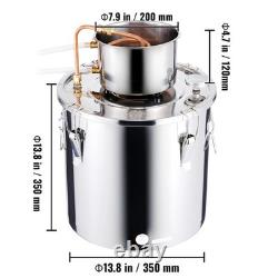 VEVOR 8.5 UK Gal Home Use Moonshine Still Stainless Steel Distiller