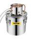 Vevor Alcohol Still 9.6 Gal 38 L Distiller Kit W Copper Tubing, Circulating Pump